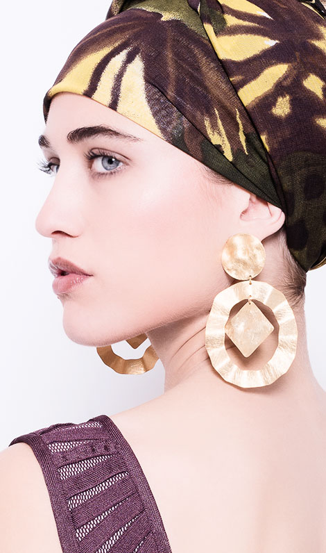 ORECCHINI CLIPS PLACCATI ORO